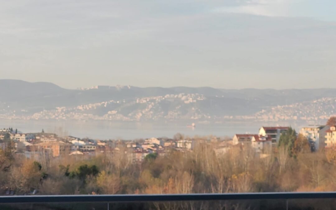 B 363 Duplex apartment with a very beautiful sea view at a reasonable price for sale in Izmit Başışıklı