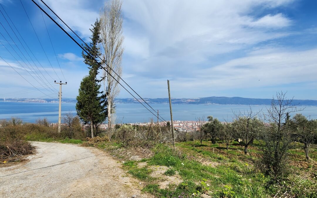 B 411 Investment land with panoramic sea view for sale in Izmit Karamursal