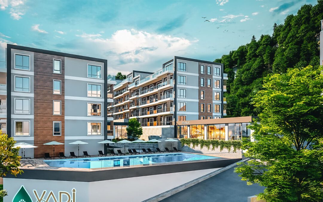 B 469 sea view apartments for sale in Golcuk